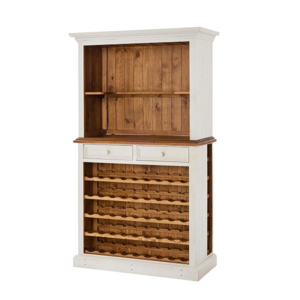 Weinbuffet Boddo - Kiefer massiv - Weiß/Honig Weinbuffet Boddo - Kiefer massiv - Weiß/Honig