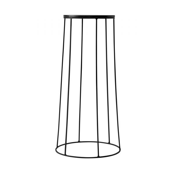 Wire Table Beistelltisch 60 schwarz Wire Table Beistelltisch 60 schwarz