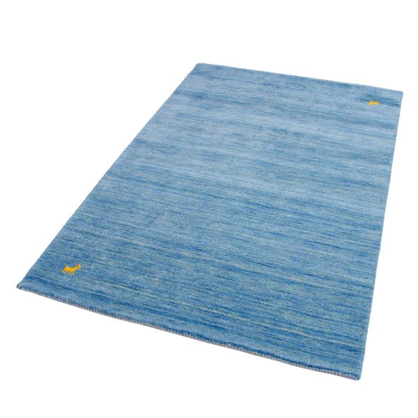 Wollteppich Gabbeh Loom - Schurwolle - Eisblau - 170 x 240 cm Wollteppich Gabbeh Loom - Schurwolle - Eisblau - 170 x 240 cm
