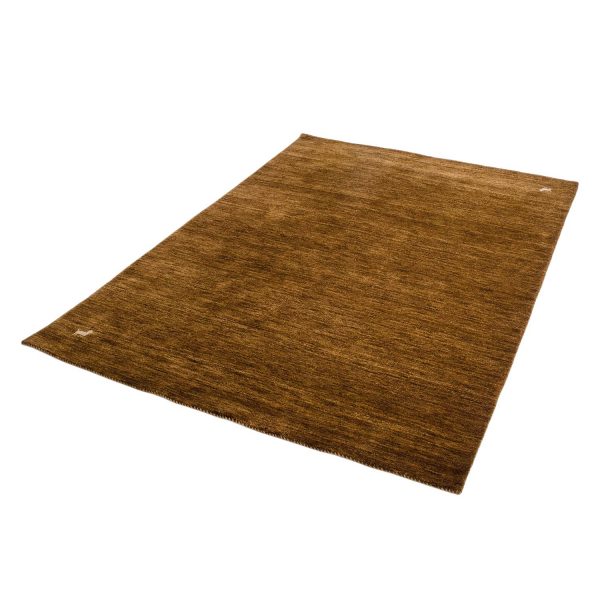 Wollteppich Gabbeh Loom - Schurwolle - Goldbraun - 70 x 140 cm Wollteppich Gabbeh Loom - Schurwolle - Goldbraun - 70 x 140 cm