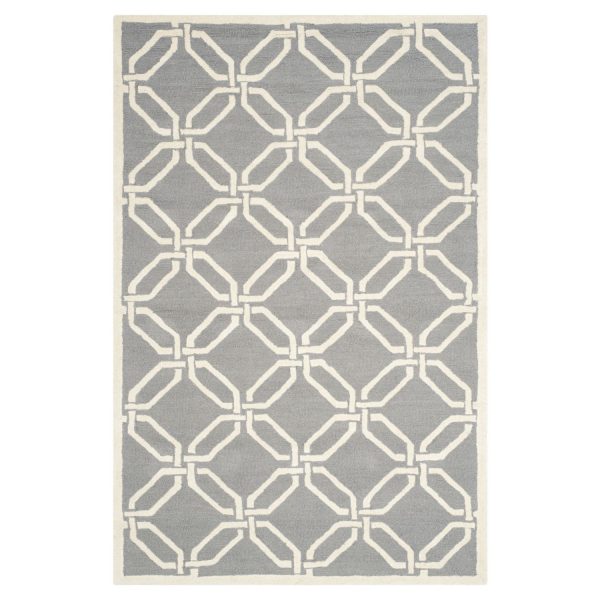 Wollteppich Mollie - Wolle - Grau - 152 x 243 cm Wollteppich Mollie - Wolle - Grau - 152 x 243 cm
