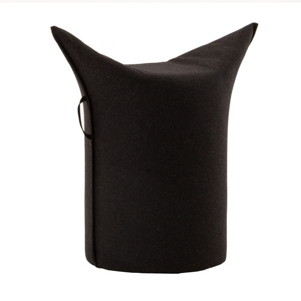 Zipfel Hocker 60 schwarz Zipfel Hocker 60 schwarz