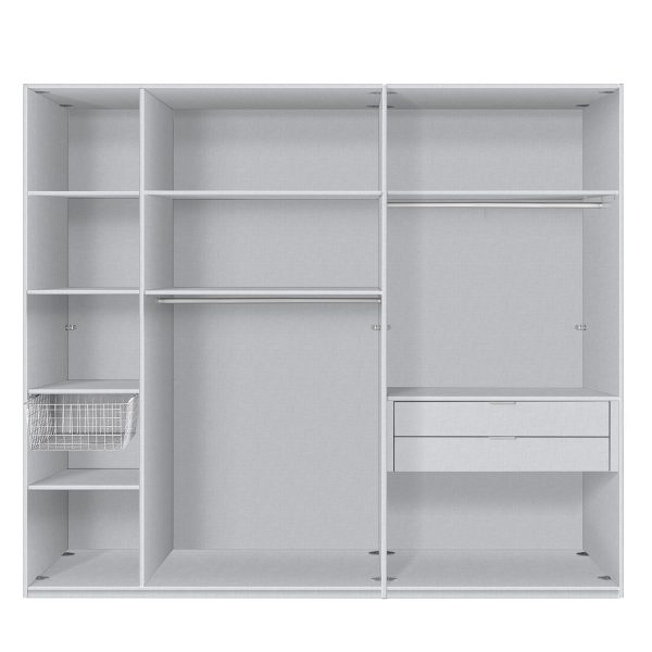 Zubehörset für Express Kleiderschränke I - 250 cm (2-türig) - Comfort Zubehörset für Express Kleiderschränke I - 250 cm (2-türig) - Comfort