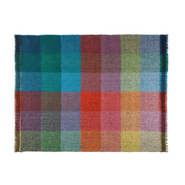 Zuzunaga - Dark Squares Wolldecke 140 x 180 cmMehrfarbigT:180 B:140 Zuzunaga - Dark Squares Wolldecke 140 x 180 cmMehrfarbigT:180 B:140