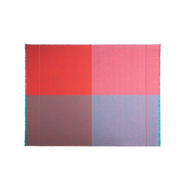 Zuzunaga - Quaternio Red Wolldecke Zuzunaga - Quaternio Red Wolldecke