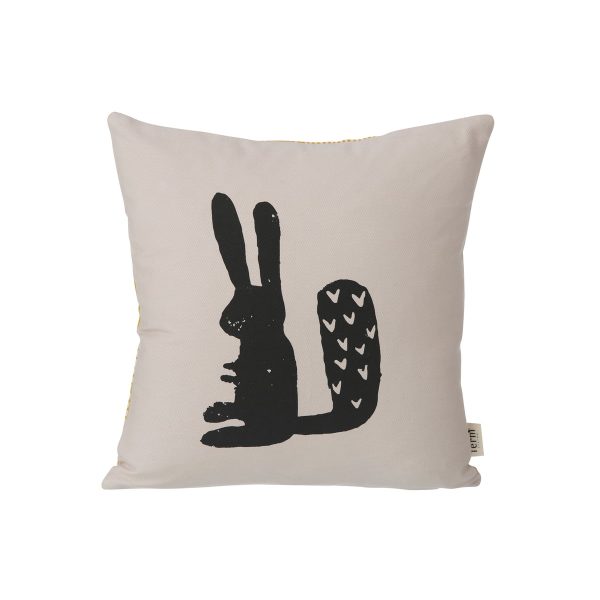 ferm Living - Rabbit Kissen 30 x 30 cmGrauT:30 B:30 ferm Living - Rabbit Kissen 30 x 30 cmGrauT:30 B:30