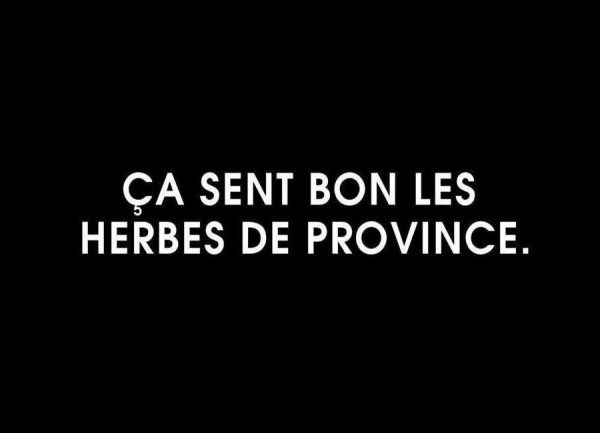 Ça sent bon les herbes de province Black Leinwandbild Ça sent bon les herbes de province Black Leinwandbild