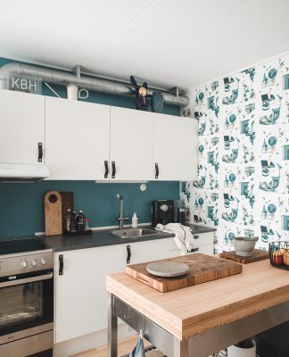 I Glammed Up My Boring Rental Kitchen