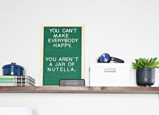 Teen Boy Bedroom Workspace & DIY Shelf