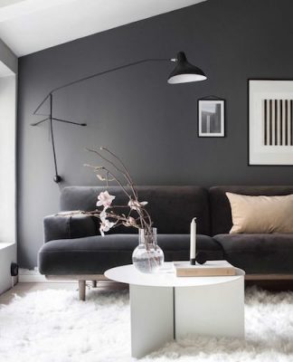 Converted Stables Become a Dramatic Home Full of Contrast in Norway