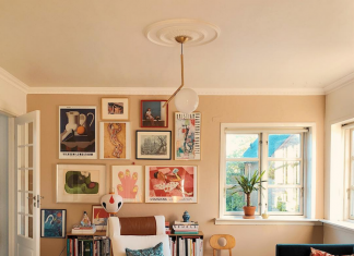 Hygge and Pops of Colour in a Danish home