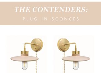 Roundup :: 12 Plug-In Sconces Perfect For a Small Bedroom