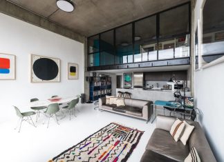 London Industrial Loft Jazzed Up with Art Details