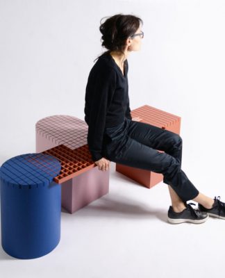 The Urban Grid Inspires nortstudio’s Bench Series