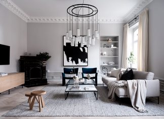 Modern Scandinavian Living for a Family returning to Stockholm