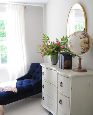 Rental – Adding Some Fun Touches To Our Guest Room with Drew Barrymore’s Flower Home Line