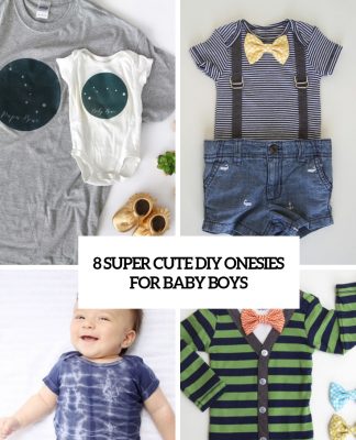 8 Super Cute DIY Onesies For Baby Boys