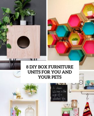 8 DIY Box Furniture Units For You And Your Pets