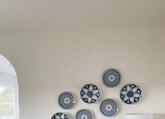 Rearranging Furniture + Hanging Plates in My Dining Room