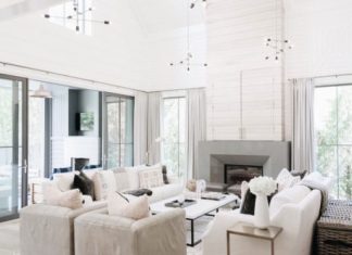 A Dreamy Modern Farmhouse with Sky High Ceilings