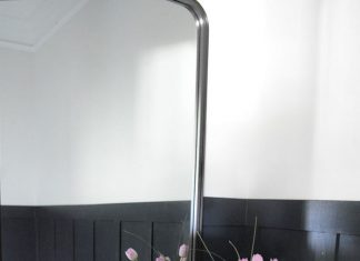 “During” Pictures of Our Powder Room (Under $150 of Changes!)