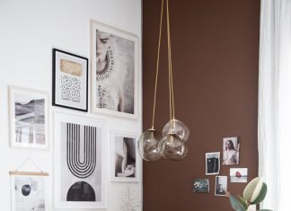 Beautiful Danish Lamps In My Study – In Shades of Toffee and Smoke