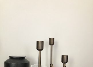 A perfect atmosphere with Duca candleholders & a new lamp
