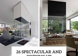 26 Spectacular And Cozying Up Contemporary Fireplaces