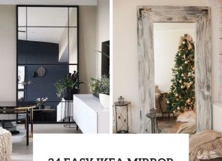 24 Easy IKEA Mirror Hacks That Inspire