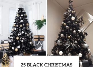 25 Black Christmas Tree Decor Ideas That Wow