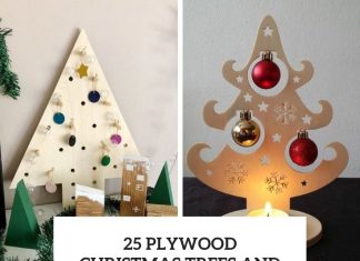25 Plywood Christmas Trees And Ways To Decorate Them