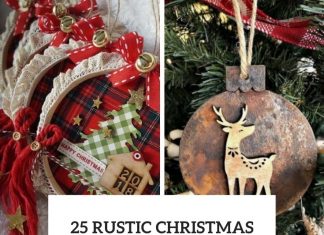 25 Rustic Christmas Ornaments You’ll Love