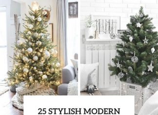 25 Stylish Modern Christmas Tree Decor Ideas