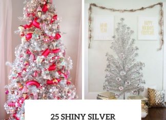 25 Shiny Silver Christmas Tree Decor Ideas
