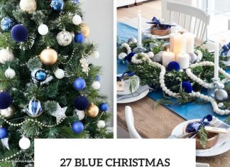 27 Blue Christmas Decor Ideas That Wow
