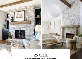 25 Chic Whitewashed Fireplaces For Your Home
