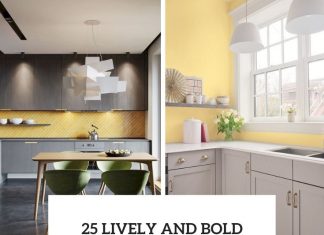 25 Lively And Bold Grey And Yellow Kitchens