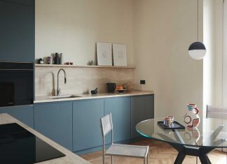 Two Apartments Become One Modern Home in Milan