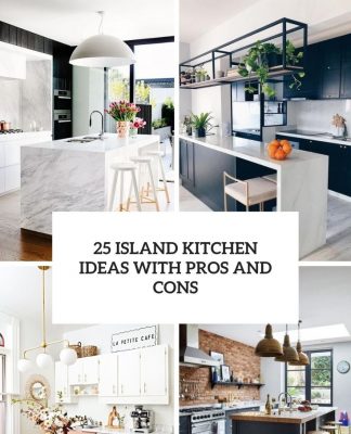 25 Island Kitchen Ideas With Pros And Cons