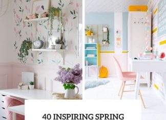 40 Inspiring Spring Home Office Decor Ideas