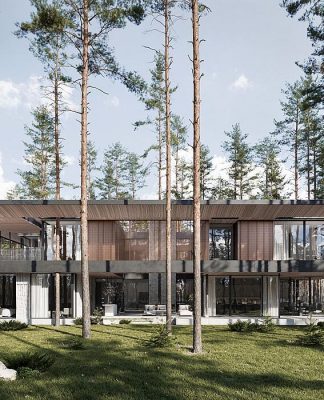 House in Repino by Kerimov Architects