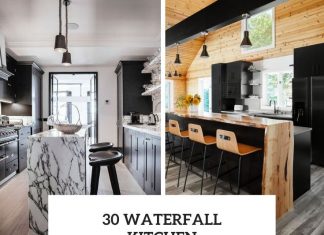 30 Waterfall Kitchen Countertops With Pros And Cons