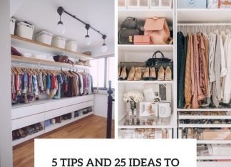 5 Tips And 25 Ideas To Declutter Your Closet