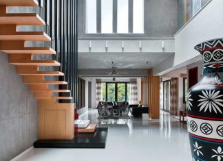 A Neutral Home in Bangalore Comes Alive With Crimson Accents