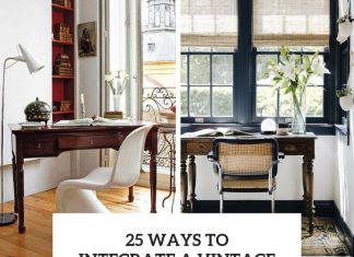 25 Ways To Integrate A Vintage Desk Into Your Home Office