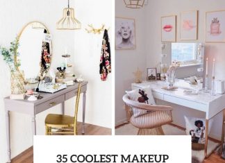 35 Coolest Makeup Nooks And Spaces To Get Inspired