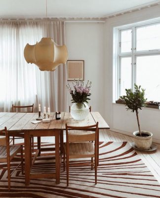 Warm Tones and Texture In An Elegant Copenhagen Apartment