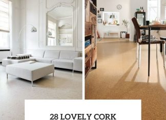 28 Lovely Cork Flooring Ideas With Pros And Cons