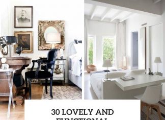 30 Lovely And Functional Bedroom Office Ideas To Steal