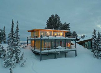 Schemata Architects Designs a Modern Chalet on Powder Mountain in Utah